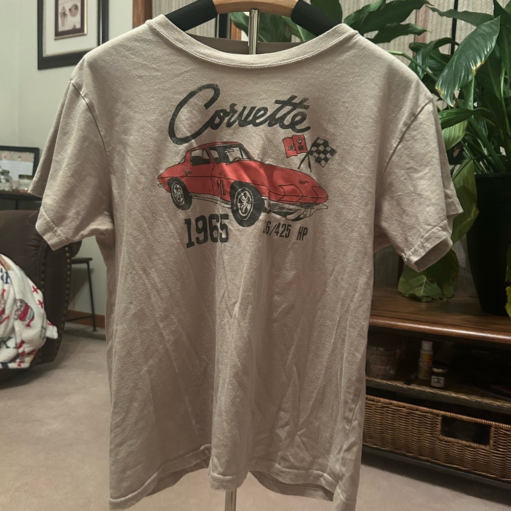 Corvette Graphic Tee - Beige